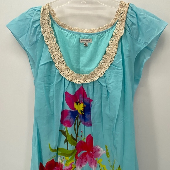 J.PETERMAN PARIS ROMANTIC SILK BLEND FLORAL DRESS - Picture 5 of 11